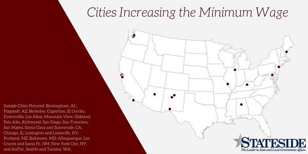 Cities Increasing the Minimum Wage 